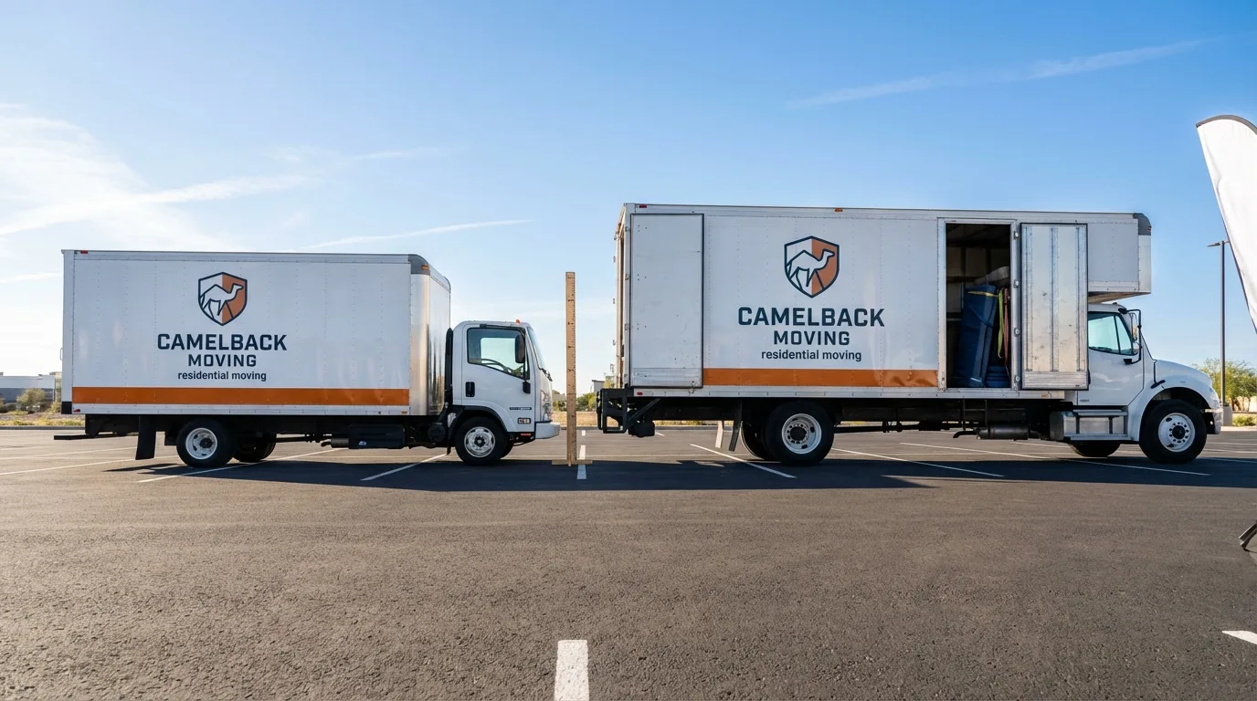 Moving truck size capacity guide in Monticello
